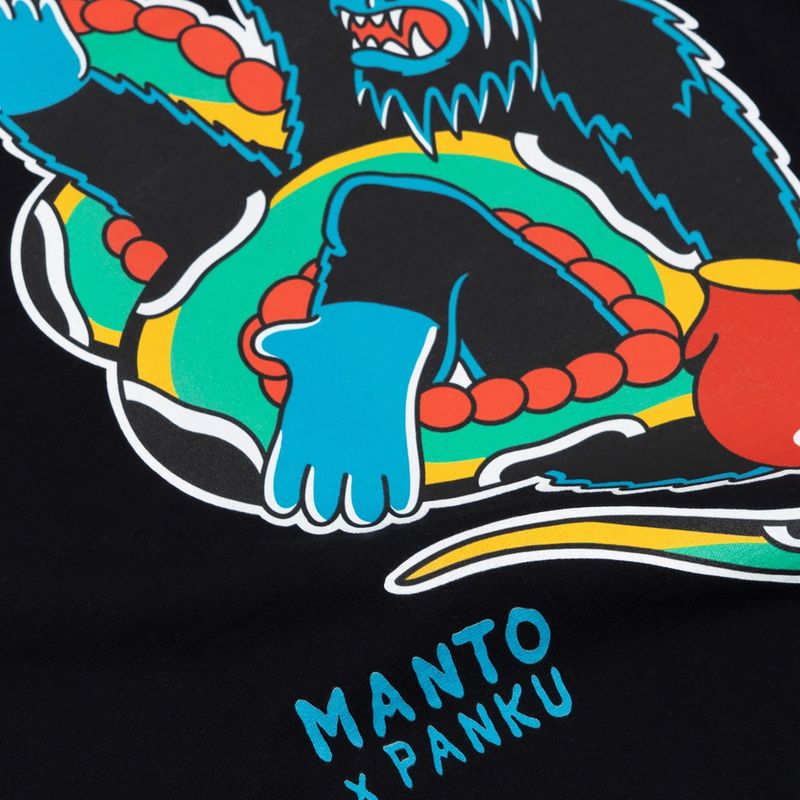 MANTO X Panku Struggle póló fekete 2