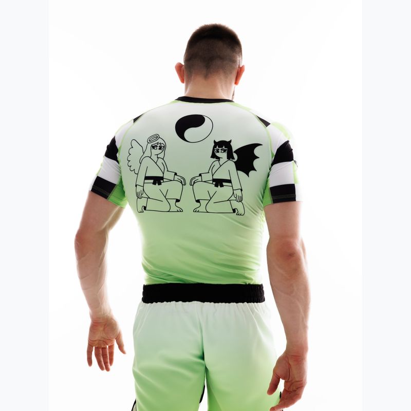 Férfi rashguard MANTO Two Sides zöld 7