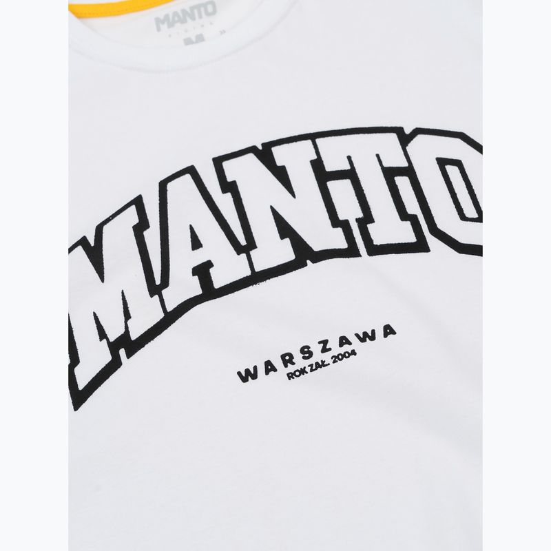 Póló MANTO Warszawa Oversize fehér 2