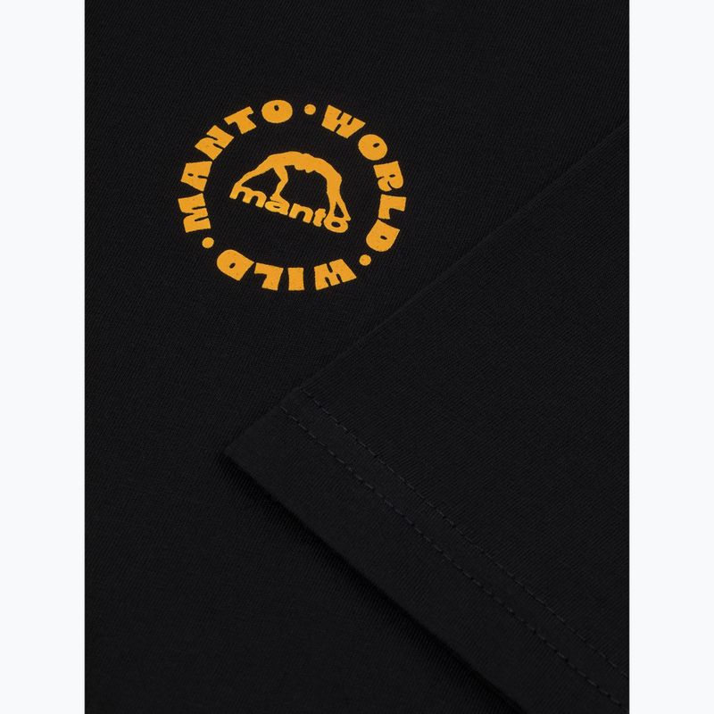 Férfi póló MANTO Worldwild fekete 3