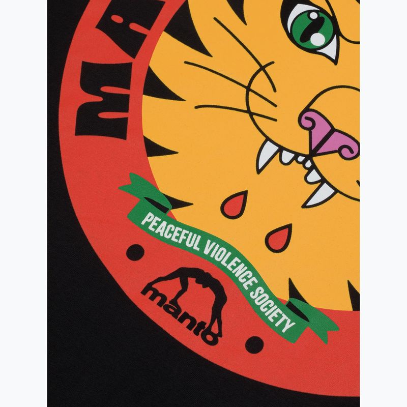 Férfi póló MANTO Worldwild fekete 4