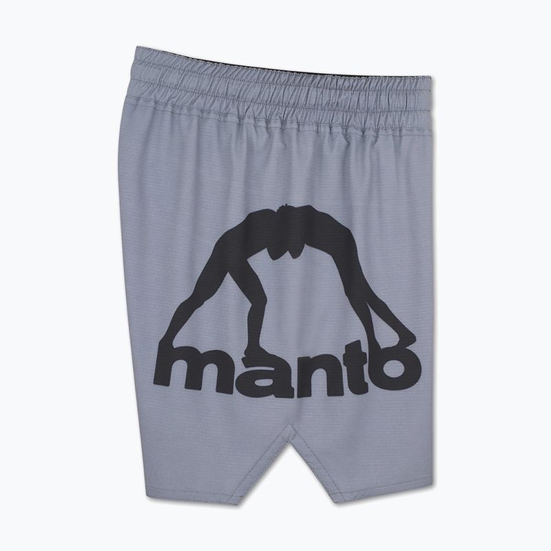 Férfi edzőshort MANTO Dual grey 3