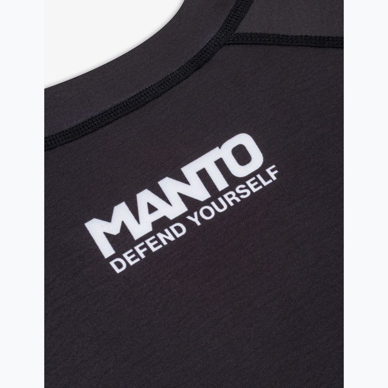 Férfi rashguard MANTO Logo fekete 3