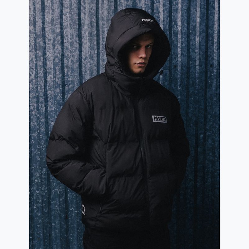 Férfi téli kabát MANTO Defend fekete 7