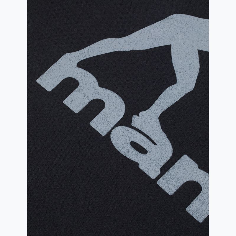 Férfi pulóver MANTO Peaceful Violence Hoody fekete 7