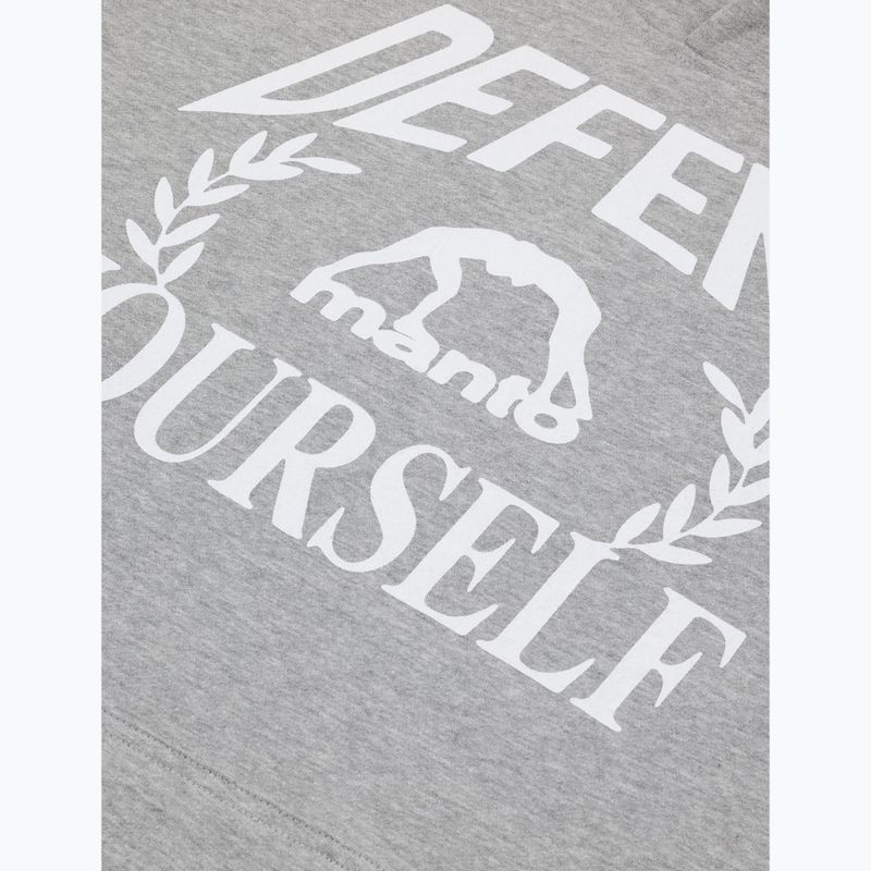 Férfi pulóver MANTO Defend Hoody szürke 4