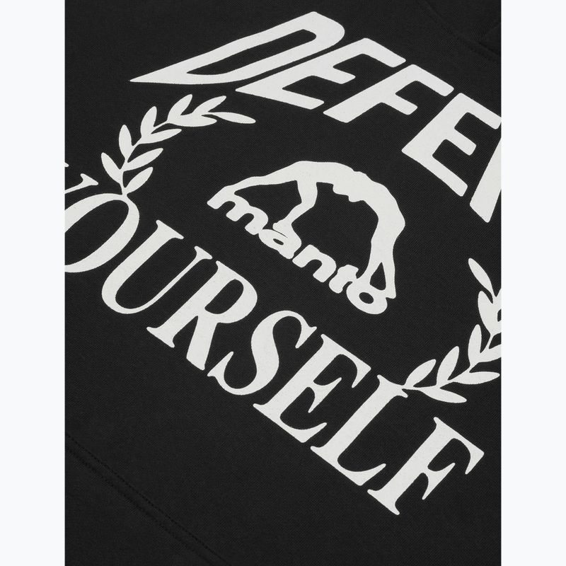 Férfi pulóver MANTO Defend Hoody fekete 3