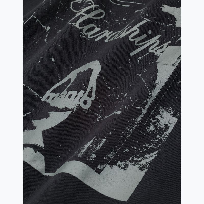 Férfi pulóver MANTO Resolve Hoody fekete 4