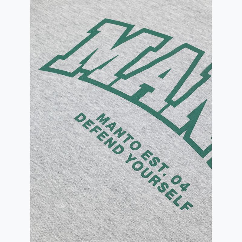 Férfi pulóver MANTO Varsity 26 Hoody melír 4