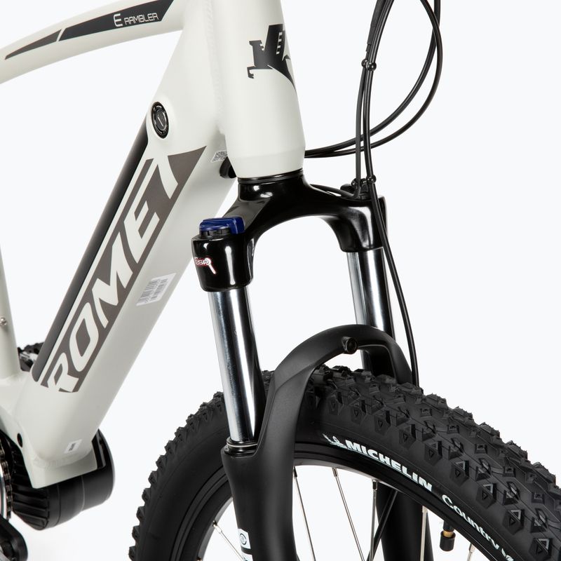 Romet e-Rambler E9.0 elektromos kerékpár szürke 2229699 9