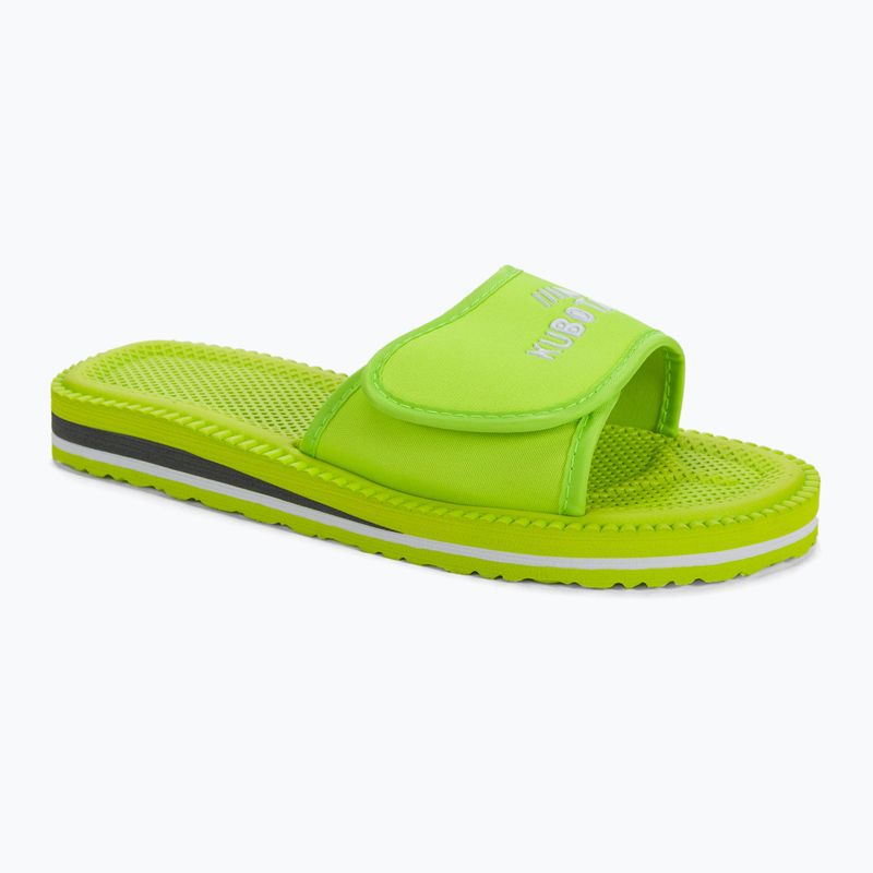 Kubai flip flop tépőzáras neonzöld KKRZ13