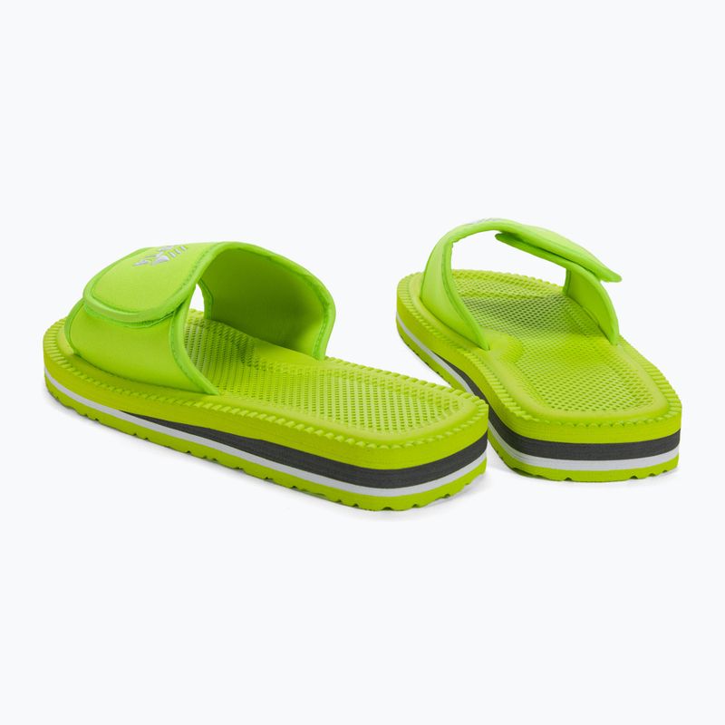 Kubai flip flop tépőzáras neonzöld KKRZ13 3