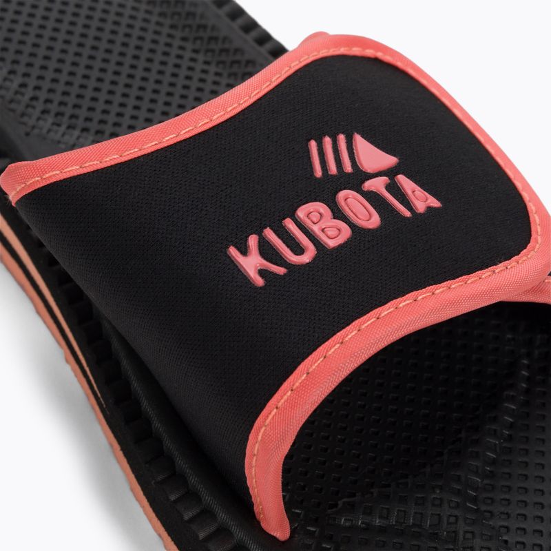 Kubota tépőzáras szandál fekete és rózsaszín KKRZ25 7