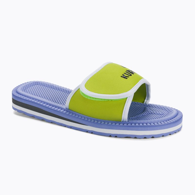 Kubota tépőzáras flip flop lime kék KKRZ67