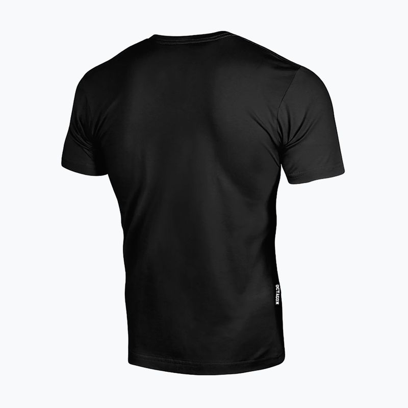 Férfi póló Octagon Small Logo black/gold 2