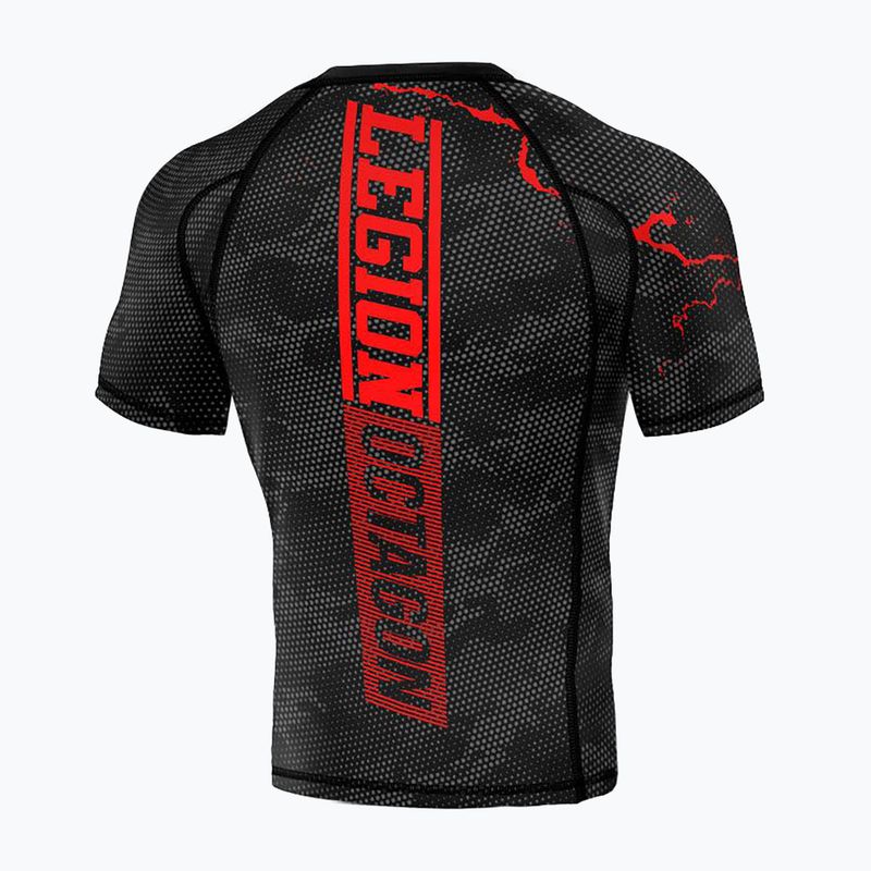 Férfi rashguard Octagon Legion Premium marble/camo red 2