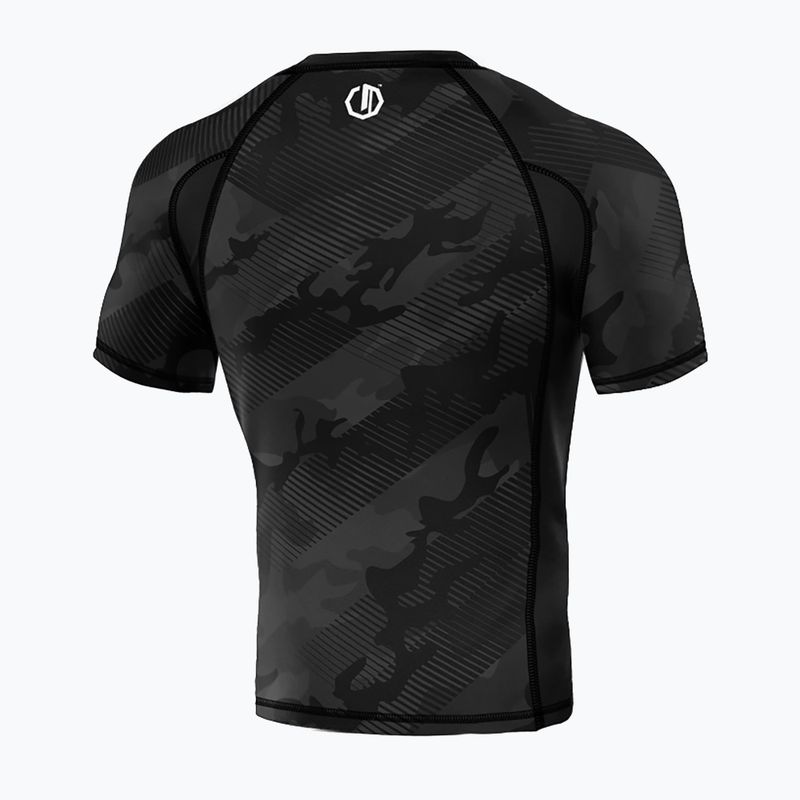 Férfi rashguard Octagon Legion Premium black line camo 2