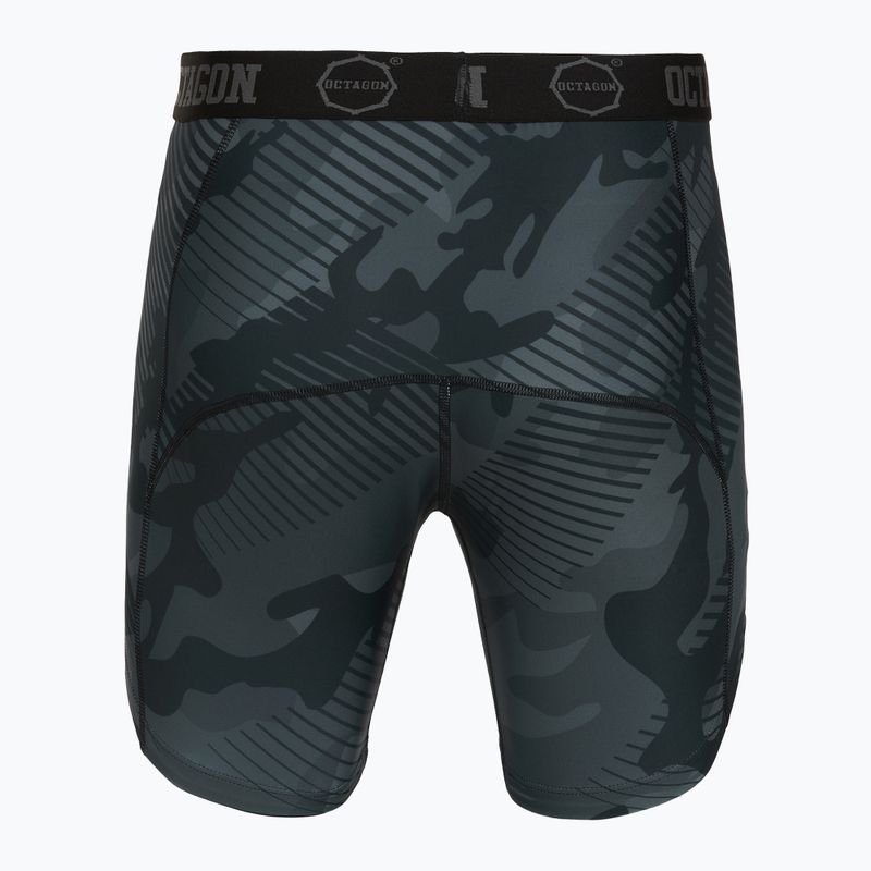 Férfi edző rövidnadrág Octagon Legion Black Line black 2