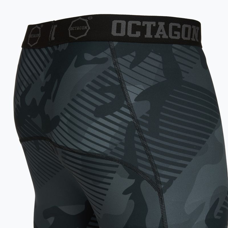 Férfi edző rövidnadrág Octagon Legion Black Line black 4