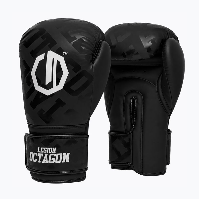 Bokszkesztyűk Octagon Legion Eclipse black/silver 2