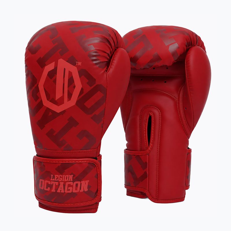 Bokszkesztyűk Octagon Legion Eclipse red 2