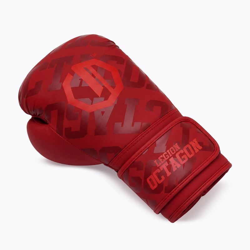 Bokszkesztyűk Octagon Legion Eclipse red 3