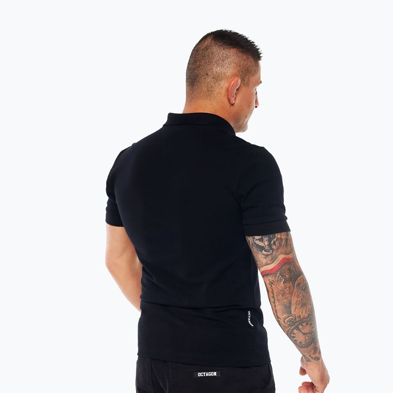 Férfi póló Octagon Legion HFT Polo black 2
