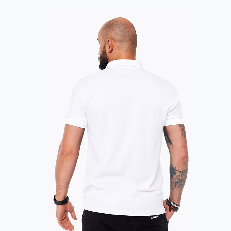 Férfi póló Octagon Legion HFT Polo white 2