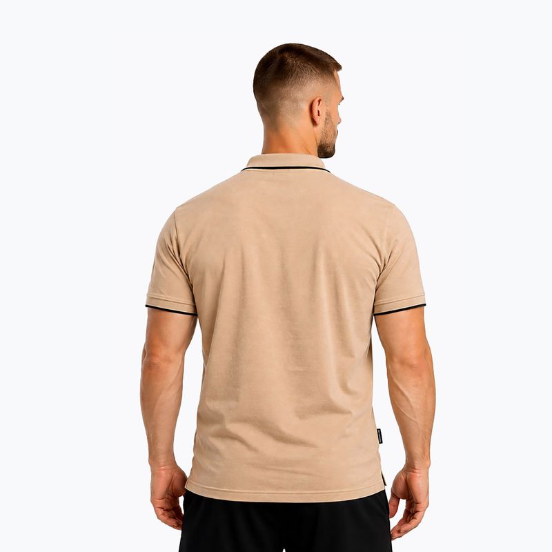 Férfi póló Octagon Legion Tipped HFT Polo beige 2