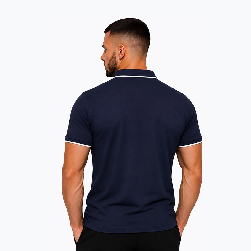 Férfi póló Octagon LegionTipped HFT Polo dark navy 2