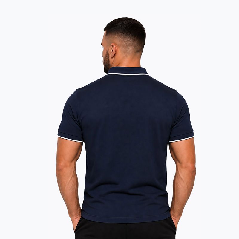 Férfi póló Octagon Legion Tipped Small Logo 3D Polo dark navy 2