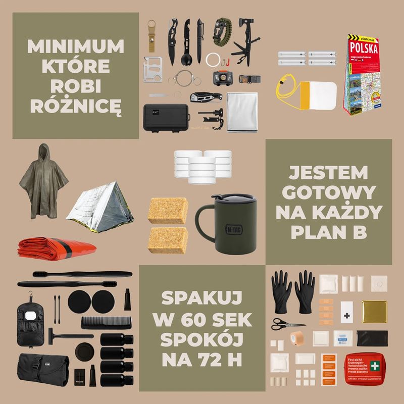 Vészhelyzeti hátizsák TACTICPACK Scout 40 l black 4