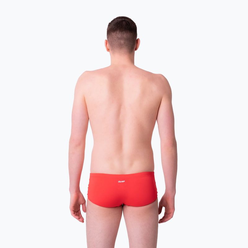 Férfi úszó boxer nadrág Clap Slipy red 2