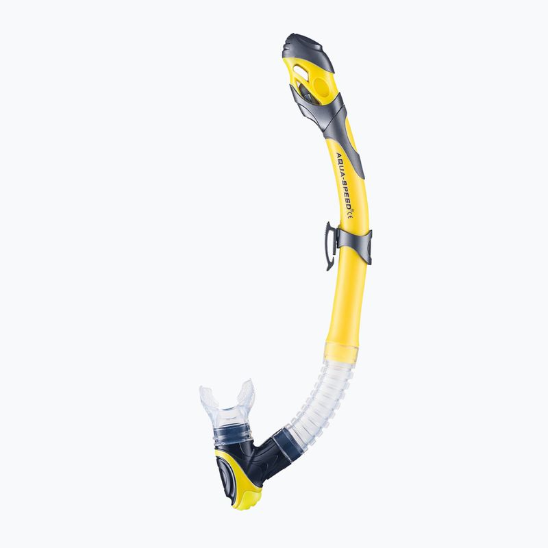 AQUA-SPEED Java + Elba snorkel + maszk sárga-szürke 614 3