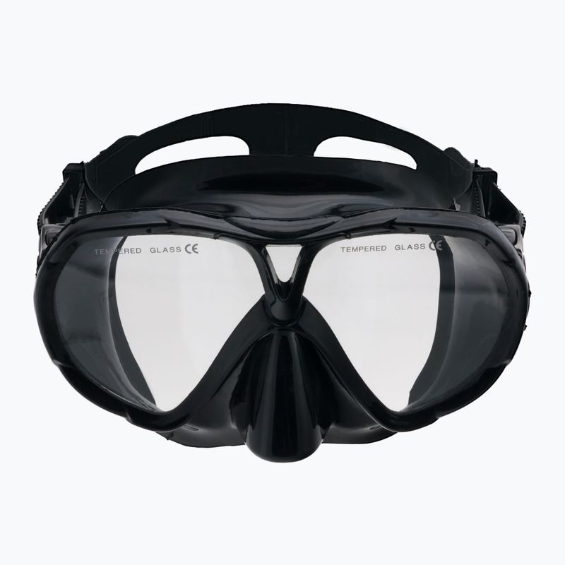 AQUA-SPEED Vanua + Borneo búvárszett maszk + sznorkel fekete 610 2