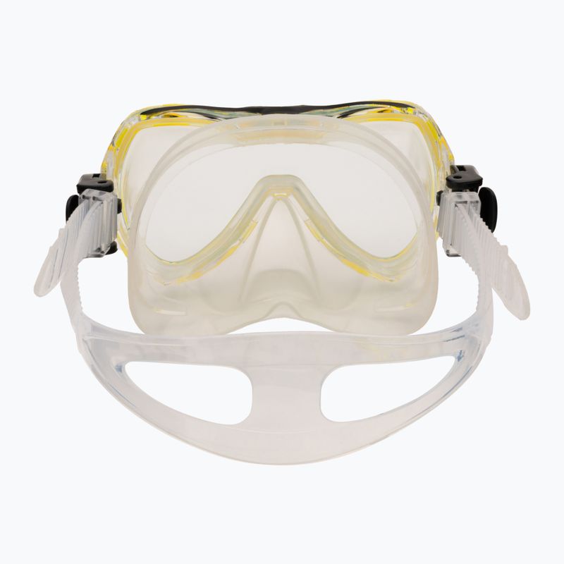 AQUA-SPEED gyermek búvárszett Enzo + Evo maszk + snorkel sárga 604 5