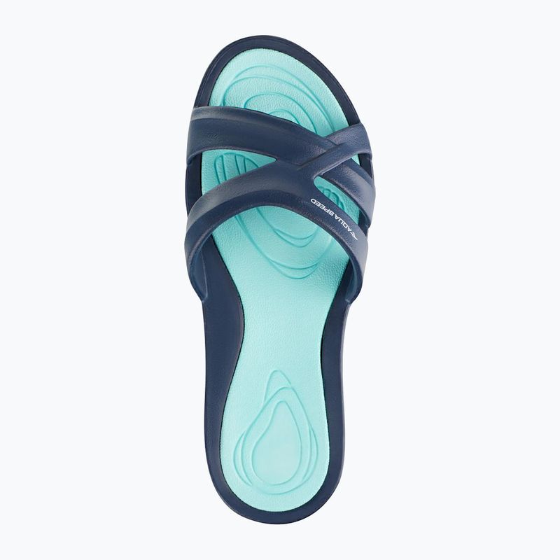 Női flip-flop AQUA-SPEED Panama tengerészkék/kék 9