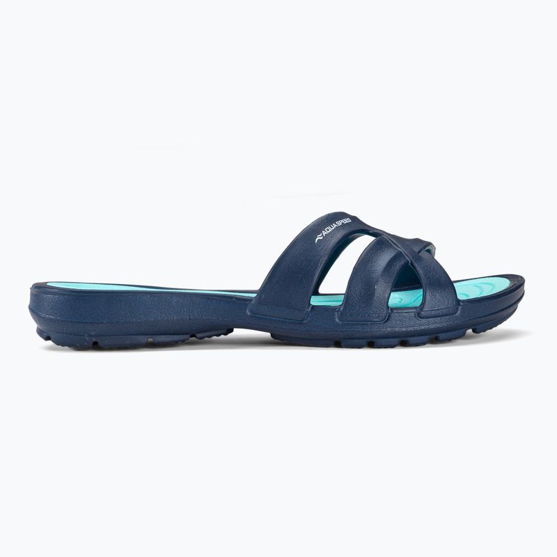 Női flip-flop AQUA-SPEED Panama tengerészkék/kék 2