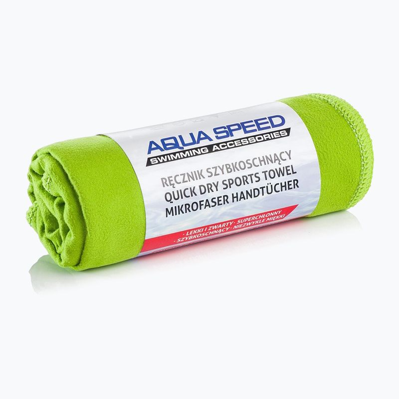AQUA-SPEED Dry Lapos törölköző zöld 155 2