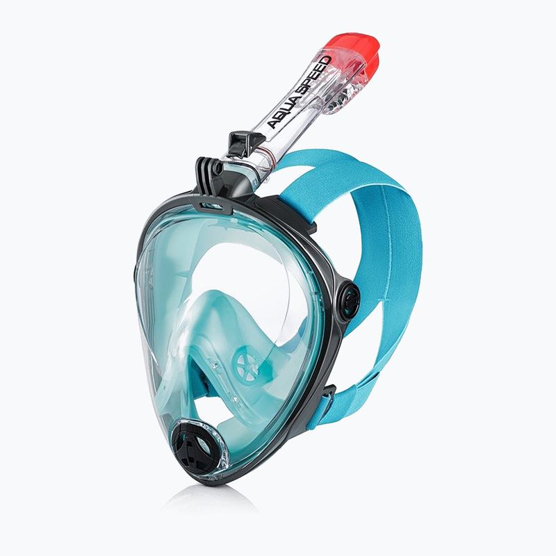 Teljes arcú maszk sznorkelezéshez AQUA-SPEED Spectra 2.0 Türkiz 247 5