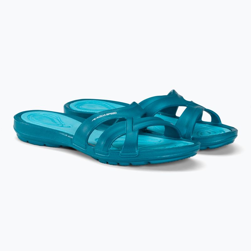 Női flip-flop AQUA-SPEED Panama kék 4