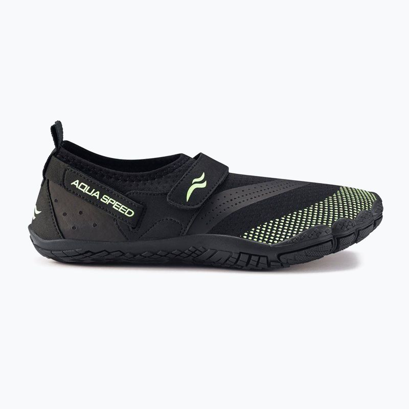 AQUA-SPEED Agama fekete-zöld vízicipő 638 12