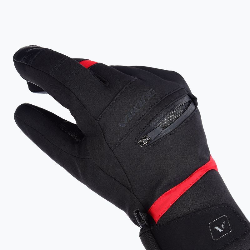 Síkesztyű Viking Kuruk 2.0 Ski black/red 3