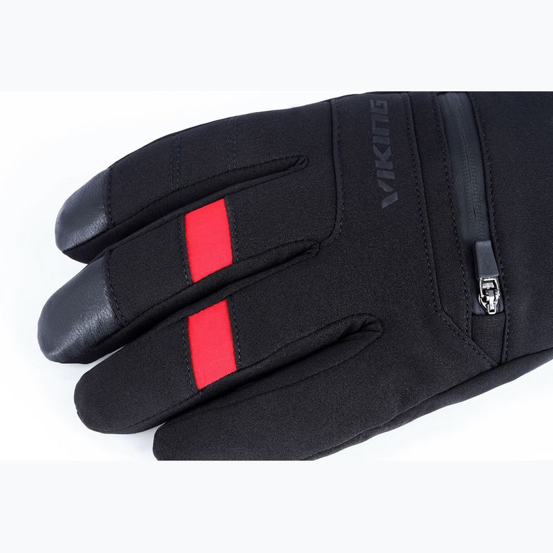 Síkesztyű Viking Kuruk 2.0 Ski black/red 4