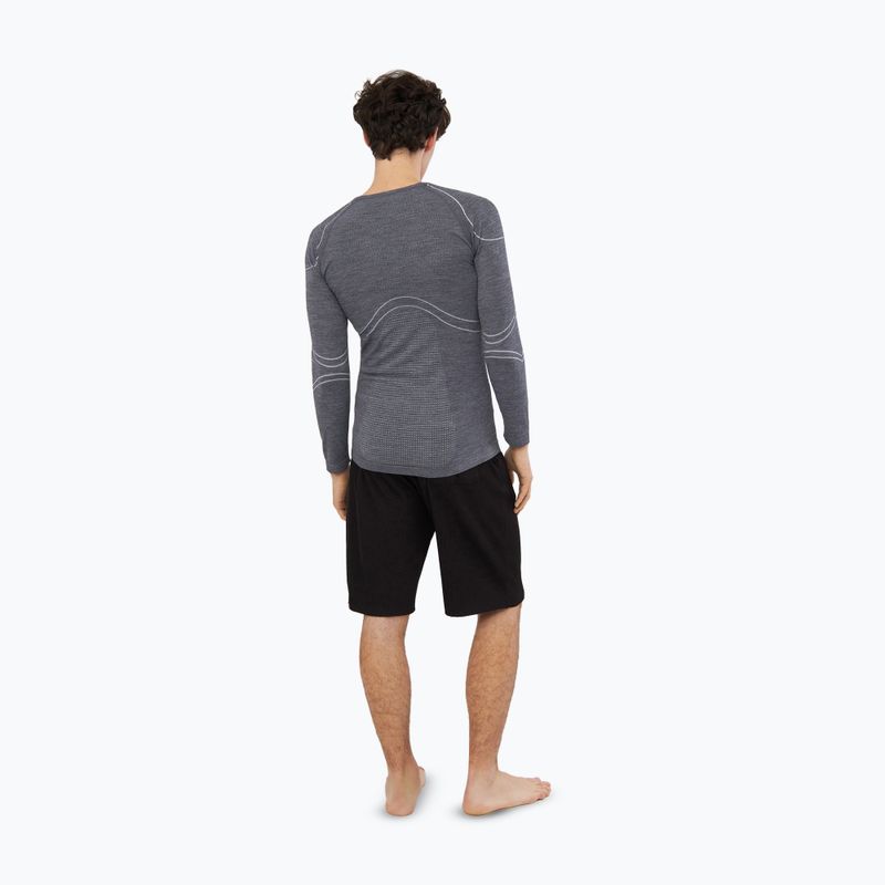 Férfi termikus hosszú ujjú Viking Lan Pro dark grey/light grey 3