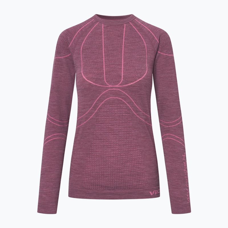 Női thermo fehérnemű szett Viking Lan Pro claret/light pink 2