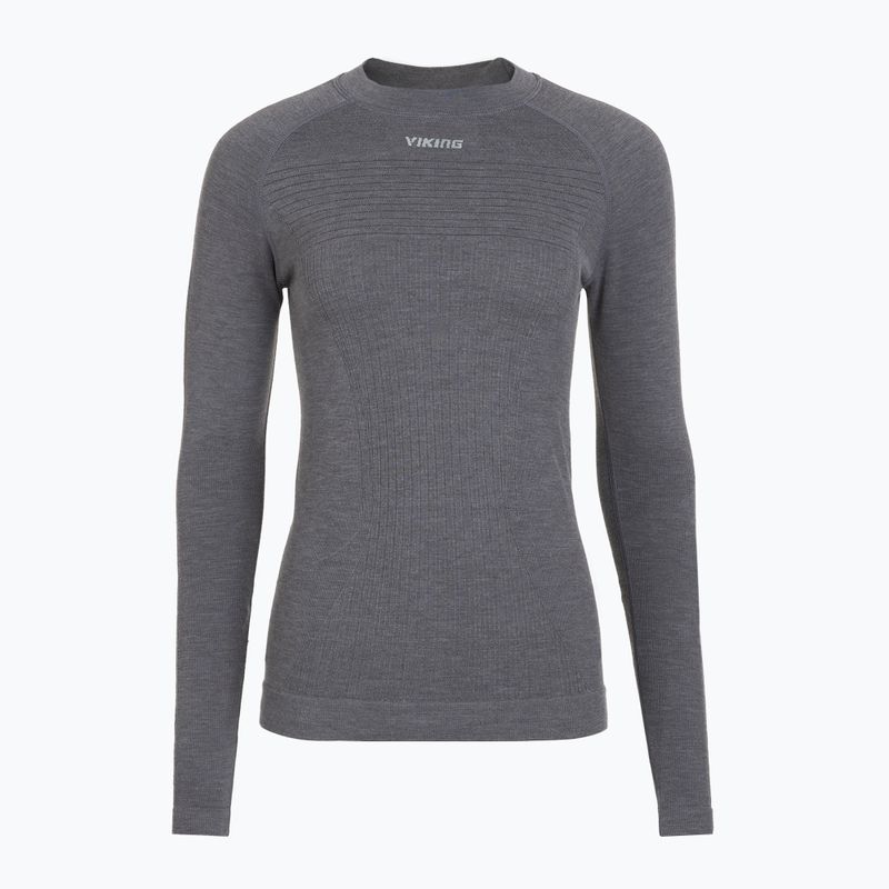 Női termoaktív pulóver Viking Tende dark grey