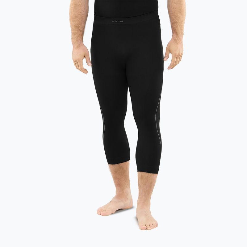 Férfi thermo nadrág Viking Eiger 2.0 3/4 black/grey