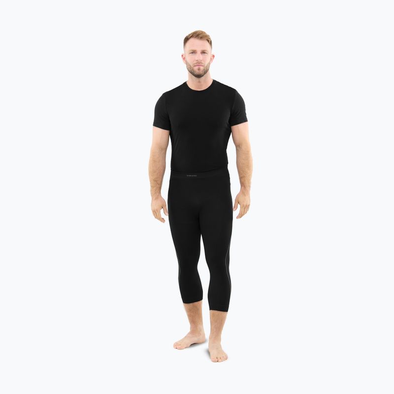 Férfi thermo nadrág Viking Eiger 2.0 3/4 black/grey 2