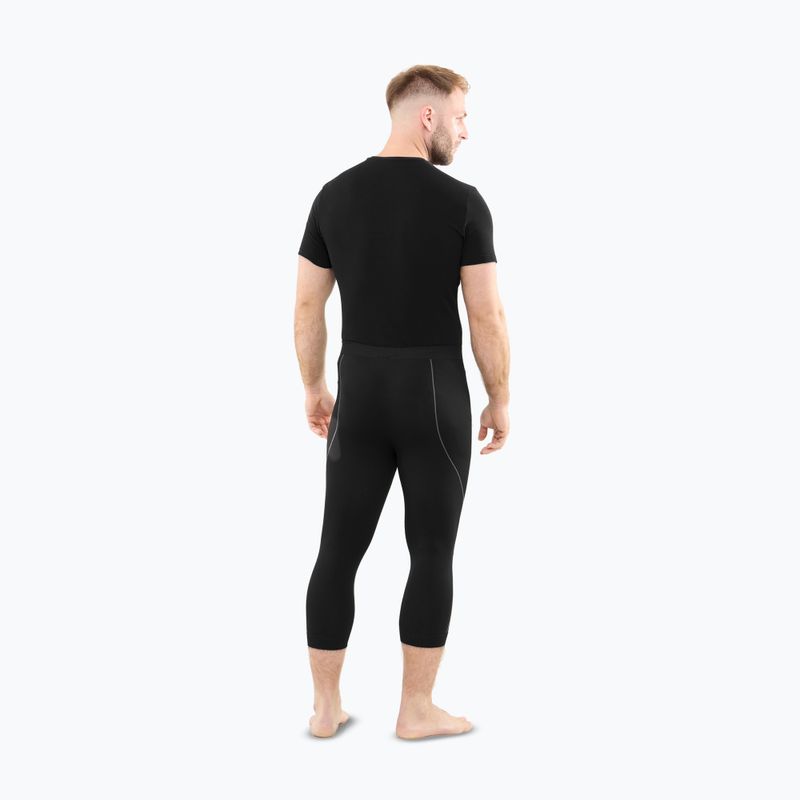 Férfi thermo nadrág Viking Eiger 2.0 3/4 black/grey 3